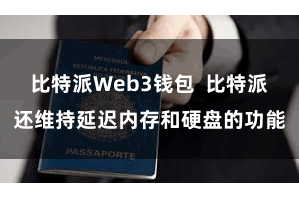 比特派Web3钱包  比特派还维持延迟内存和硬盘的功能