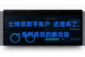 比特派数字账户  还增多了一系列苍劲的新功能