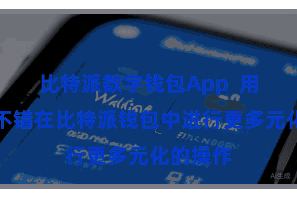 比特派数字钱包App  用户现时不错在比特派钱包中进行更多元化的操作
